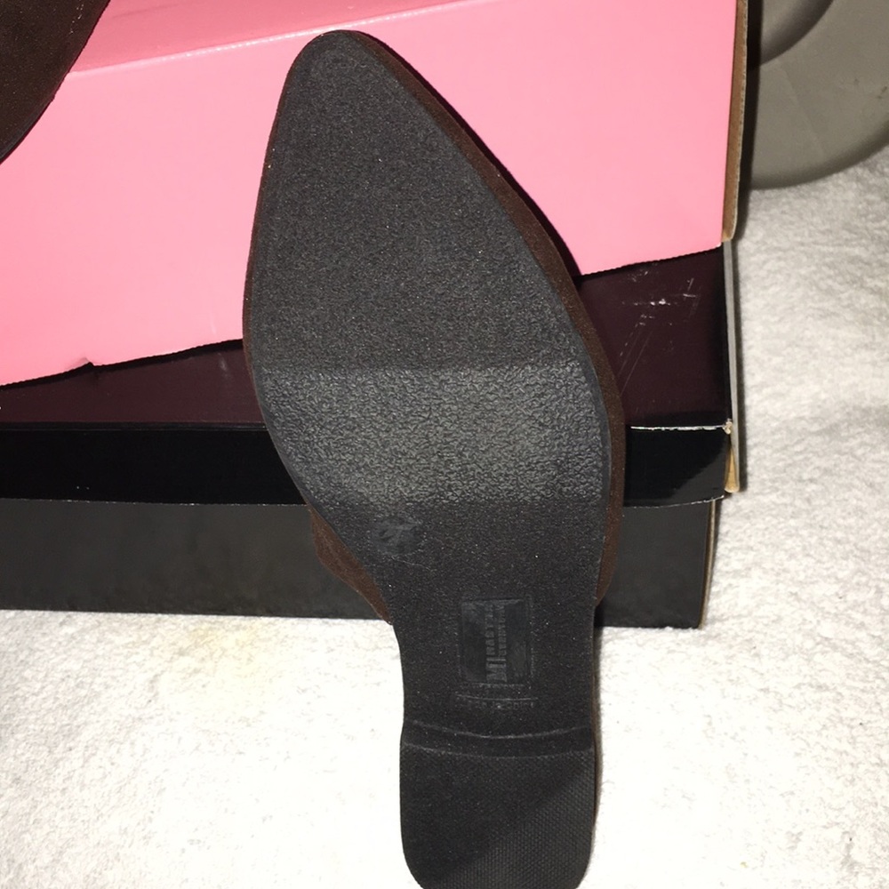 🌹🌹Gorgeous NWT comfortable Mules Brown perfect - Picture 2 of 5